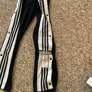 Adidas 3 Stripe Button Sweats